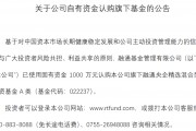 自購！廣發(fā)華商融通等多家基金公司出手
