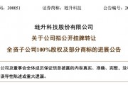再次掛牌！璉升科技擬1684萬元轉(zhuǎn)讓全資子公司股權(quán)及商標(biāo)，多年凈利虧損