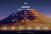 凱迪拉克全新XT5上市：推出3款蜂鳥四驅(qū)車型，限時一口價26.59萬元起