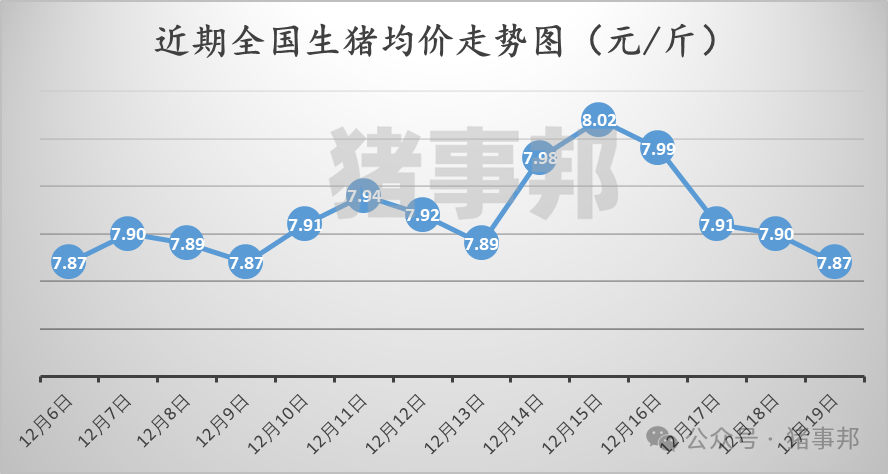 12月19日豬價(jià)匯總（情緒偏差，均價(jià)跌4天?。?></p>
<p><p style=