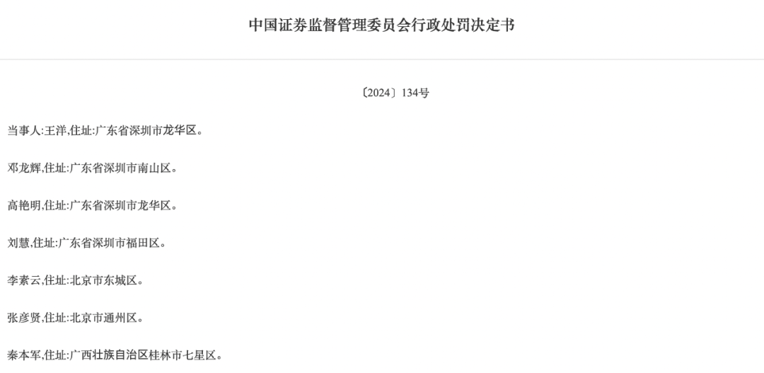 重罰！證監(jiān)會出手