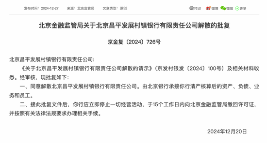 最新批復！逾20家中小金融機構解散
