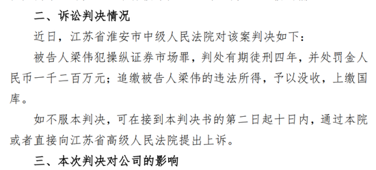 操縱股票！金運激光實控人被判4年