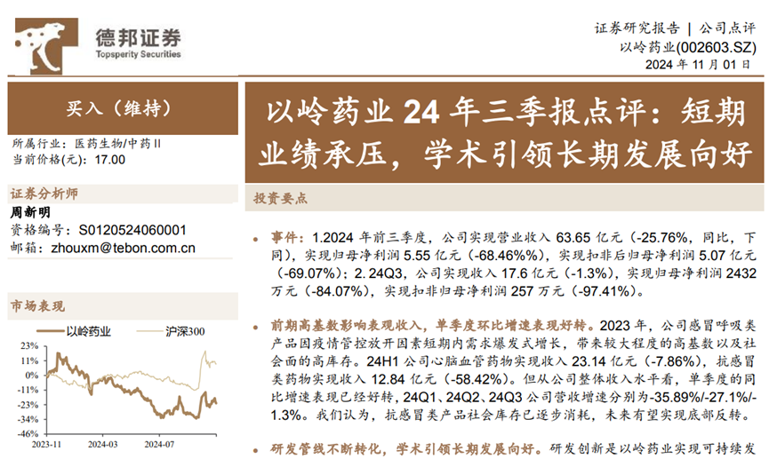 巨虧！遭退貨！財務(wù)分析視角下，以嶺藥業(yè)還留給A股三大謎團