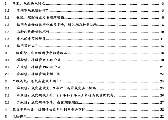 信用| 財通證券孫彬彬團隊：季末，或是買入時點
