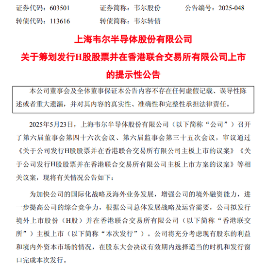A+H上市進入高潮，吉宏股份暗盤大漲，韋爾股份官宣赴港