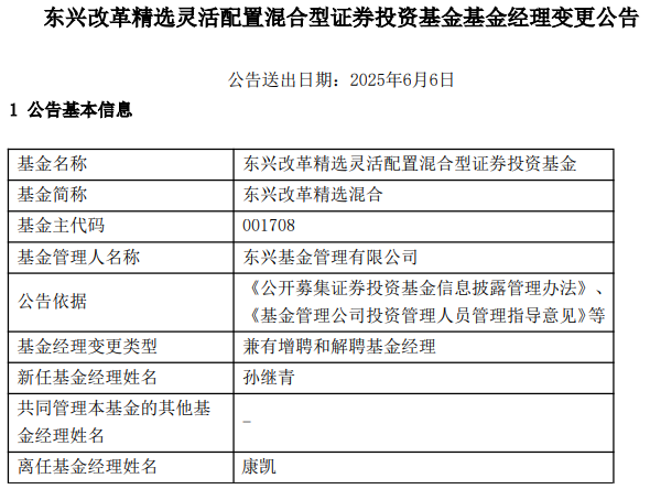 康凱1413%換手率后閃電離任！孫繼青“二進(jìn)宮”揭秘東興基金戰(zhàn)略深意