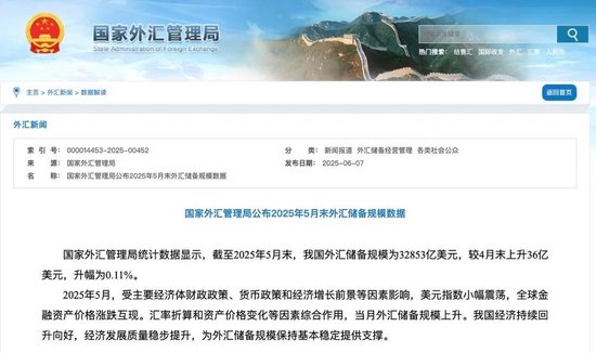 央行公布最新官方儲備資產(chǎn)數(shù)據(jù)！“囤”黃金仍是大方向
