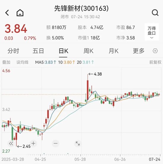 因涉嫌信息披露違法違規(guī)，先鋒新材及總經(jīng)理盧先鋒被立案